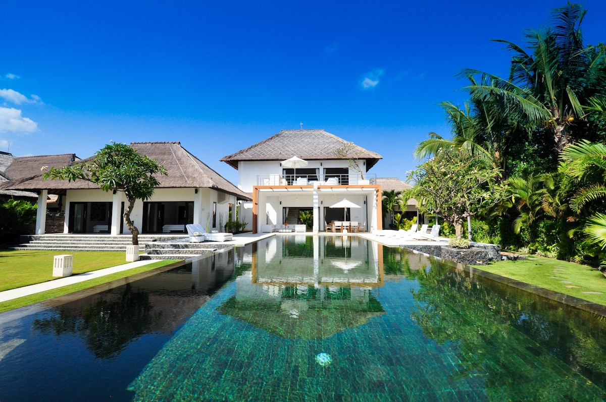 Private pool villa on the beach