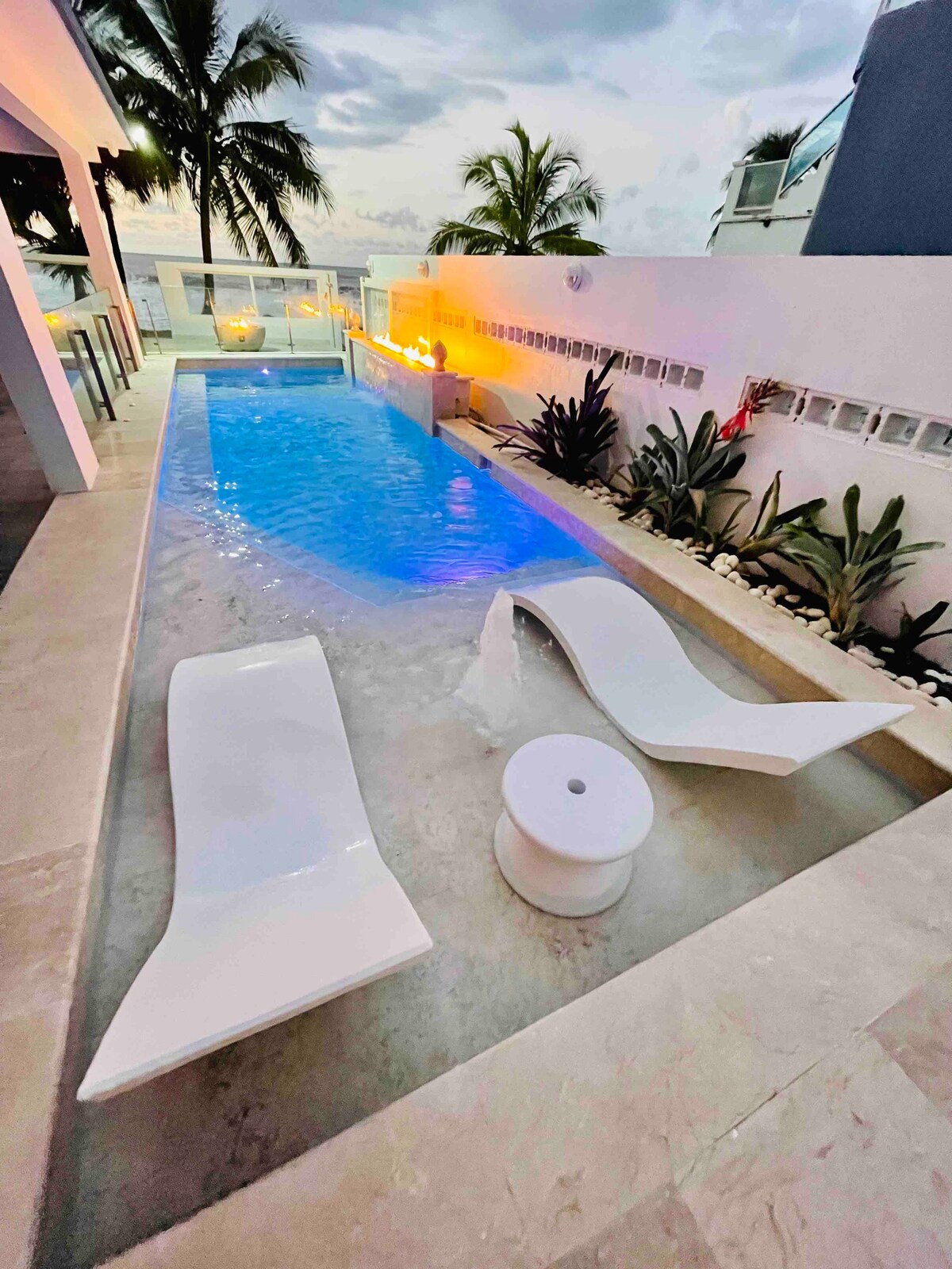 Casa Tenerife豪华海滨，带加热泳池……