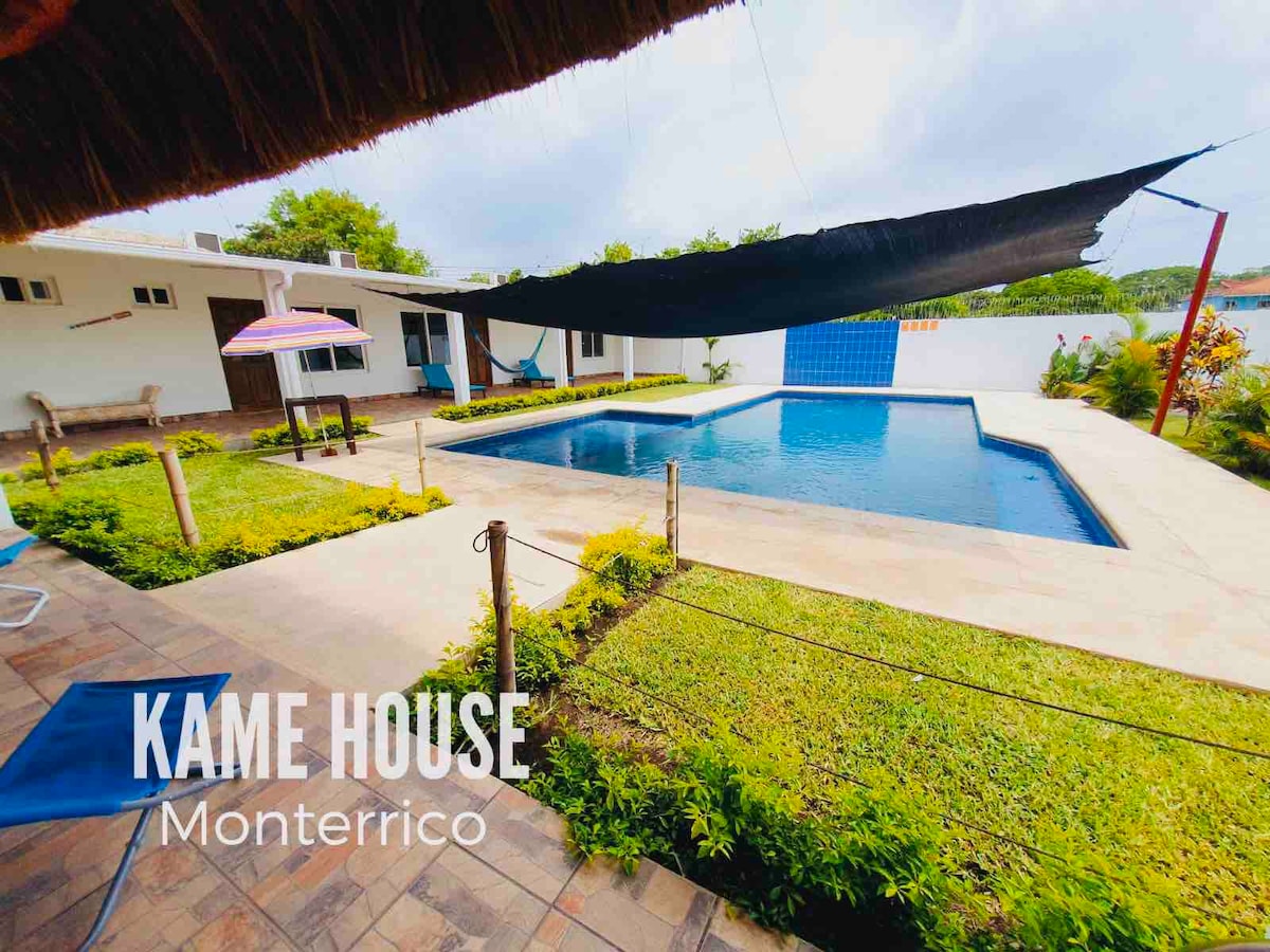 Kame House, chalet Monterrico Playa Monterrico