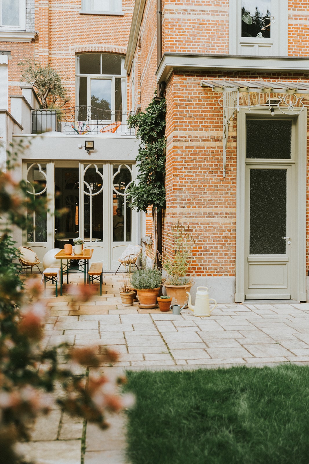 Art Nouveau huis in Zurenborg wijk.