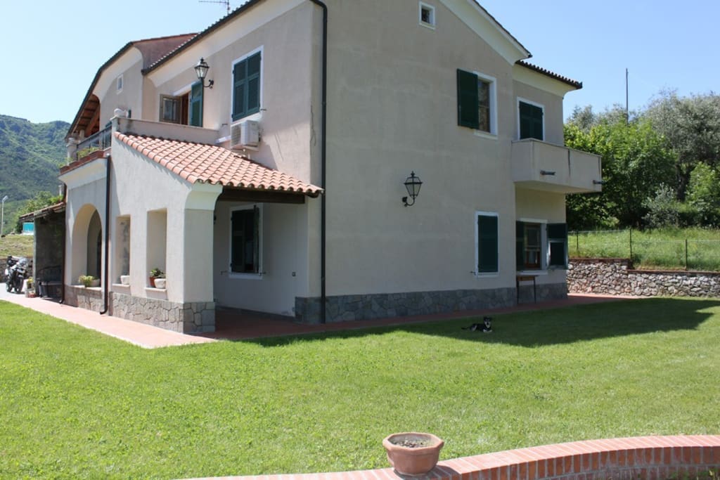 large house in the nature