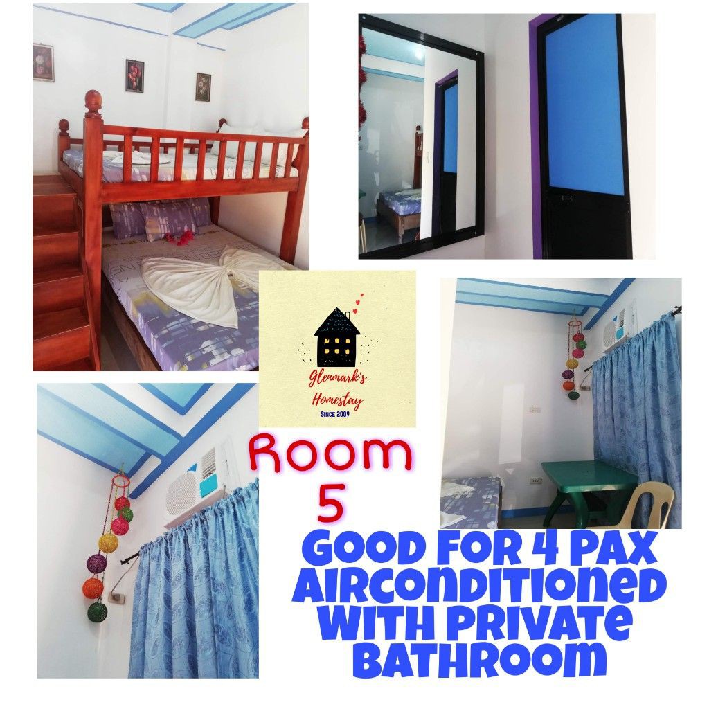 Room5 good for 4 pax @Glenmark's Homestay Pagudpud