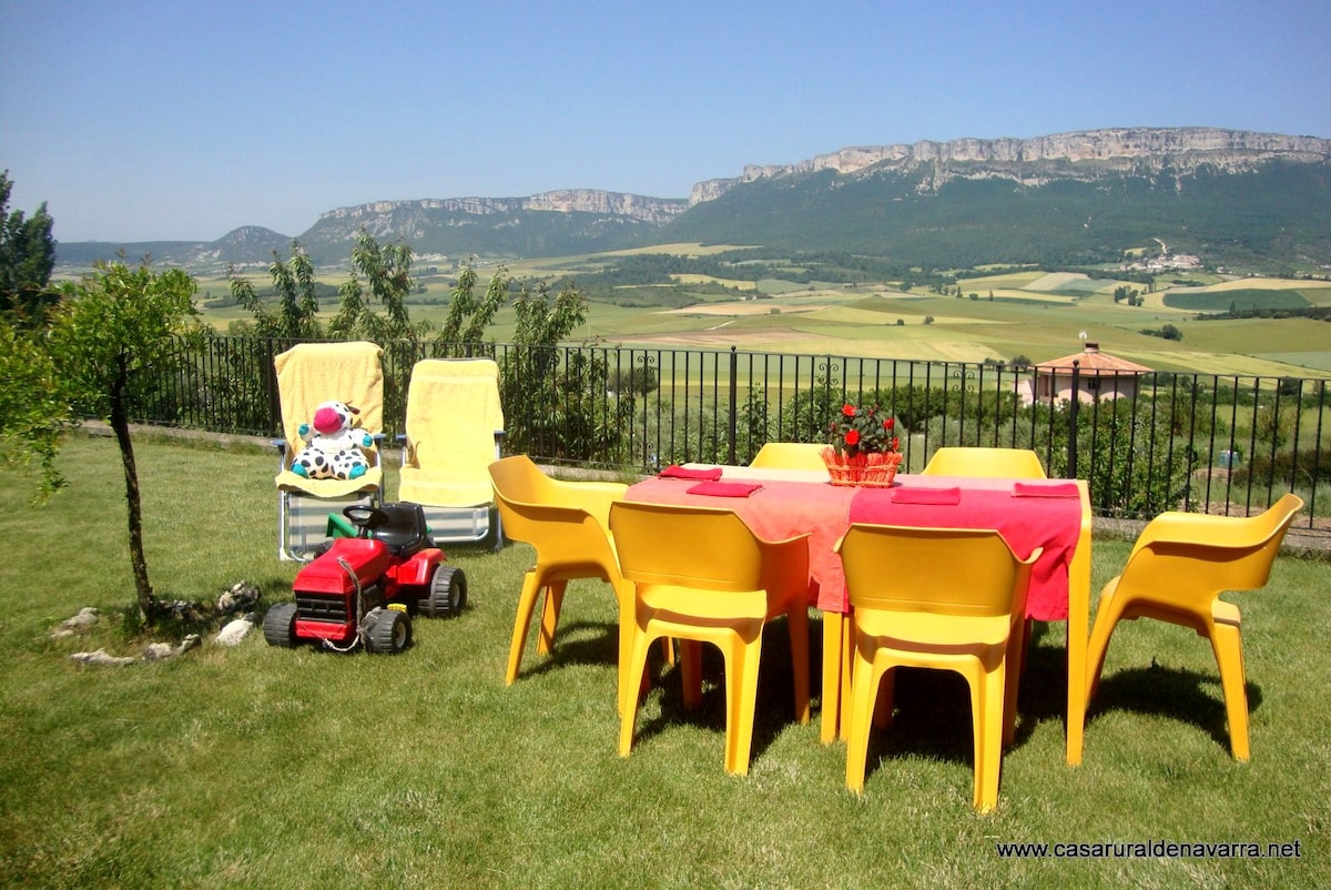 Casa rural para familias con niños en Navarra