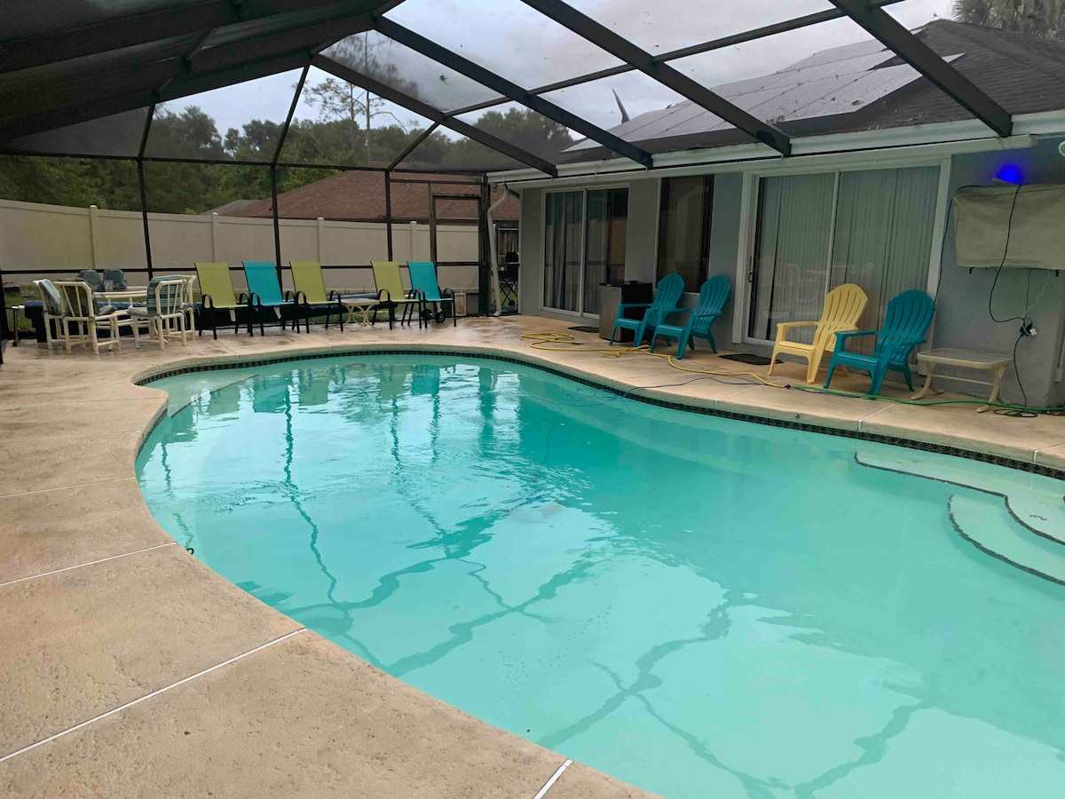 Dunnellon 4/2 bath pool home near rainbow river