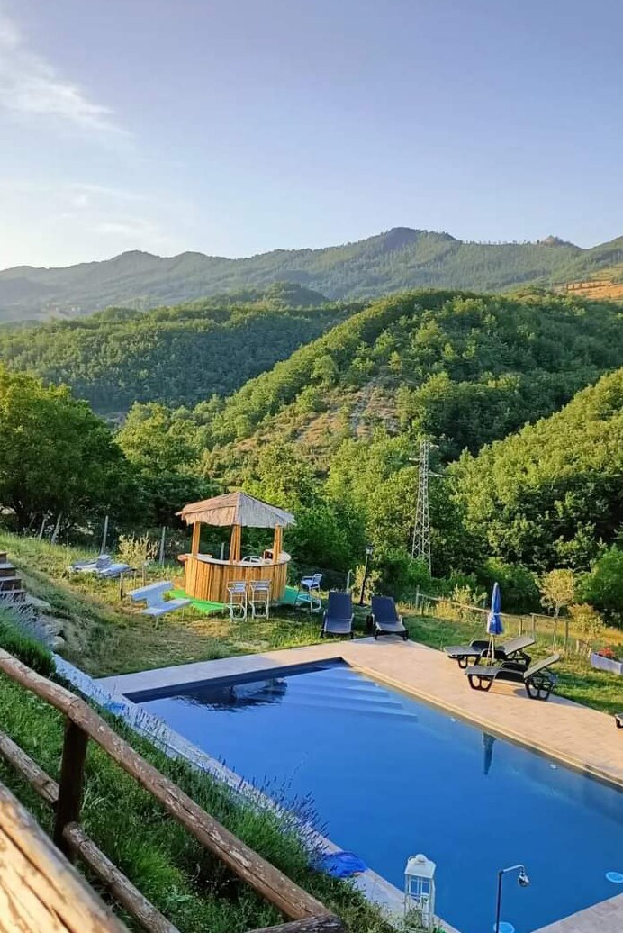 B&B Casale ICalanchi piscina panoramica.
