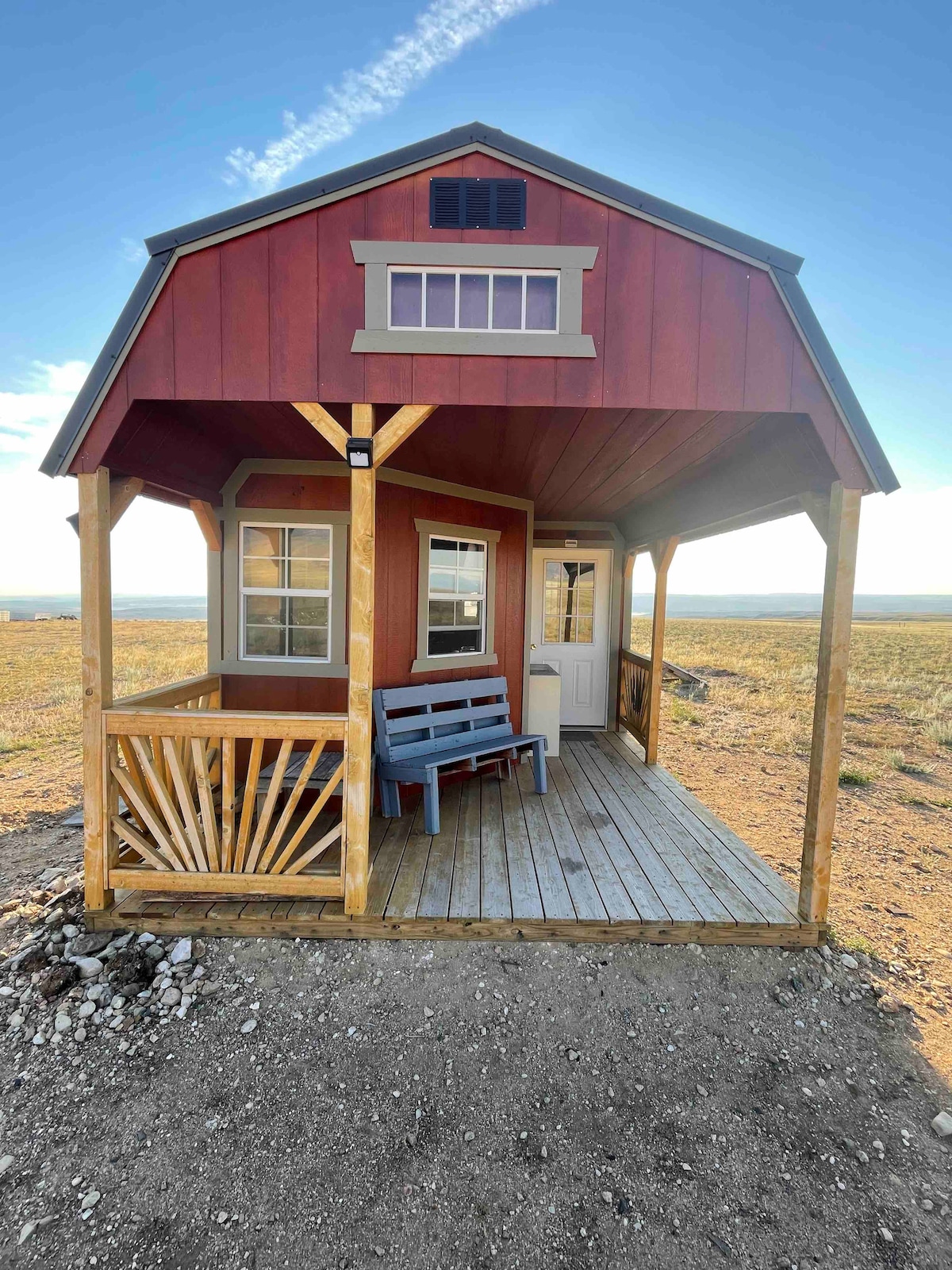 Secluded cute and spacious cabin.