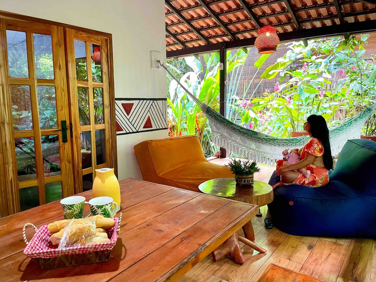 🏡🍃Chalet Amazônia Tikuna in the Forest距海滩50米🏝