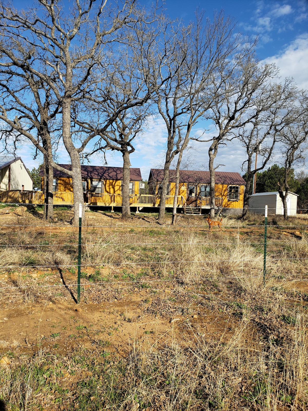 Eula’s Cabin, Lone Camp, TX near Santo, TX