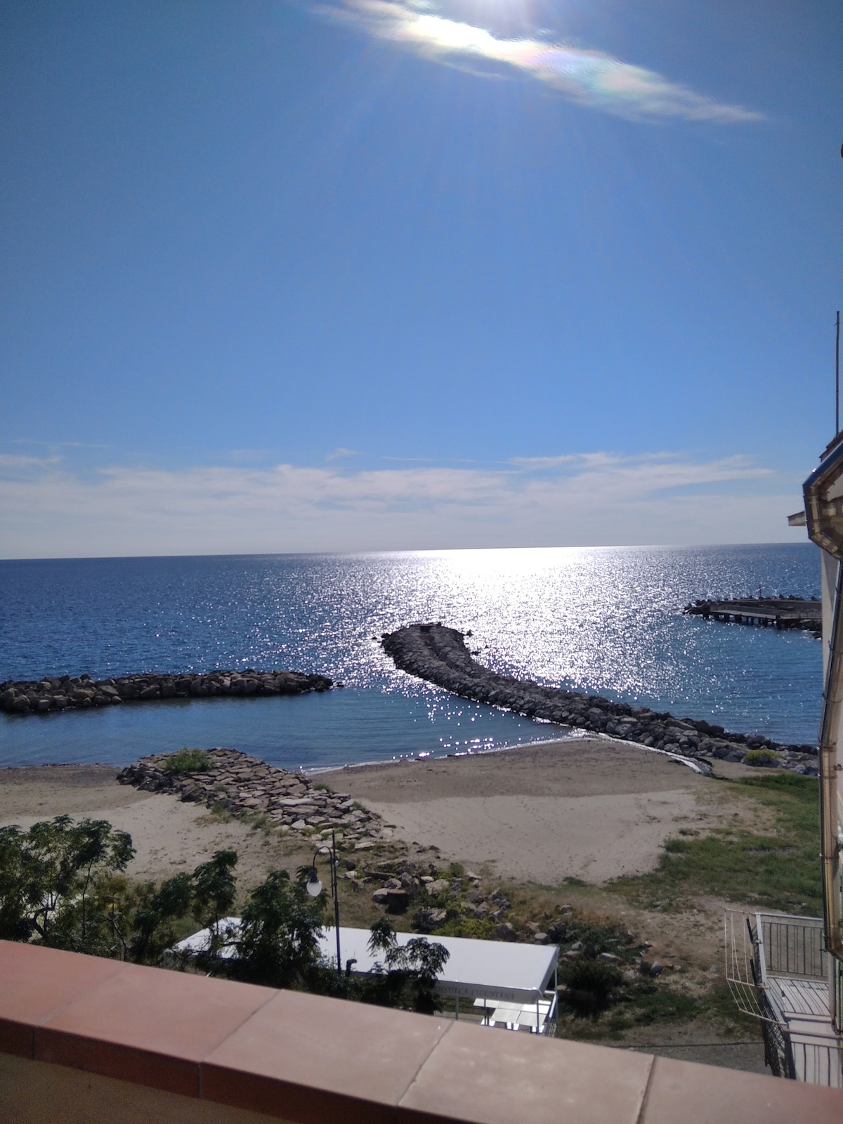 La Marinella, mansarda con terrazza sul mare