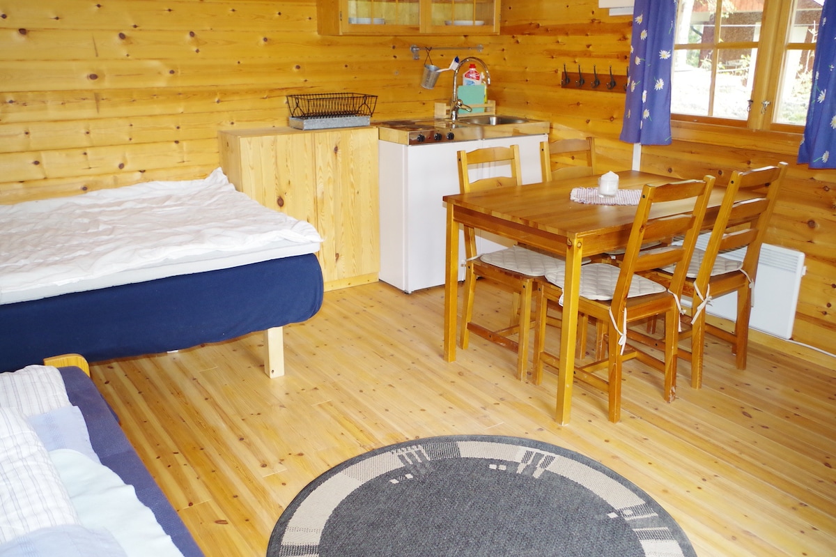 Bänkåsviken海滨小木屋，配备2.5张床