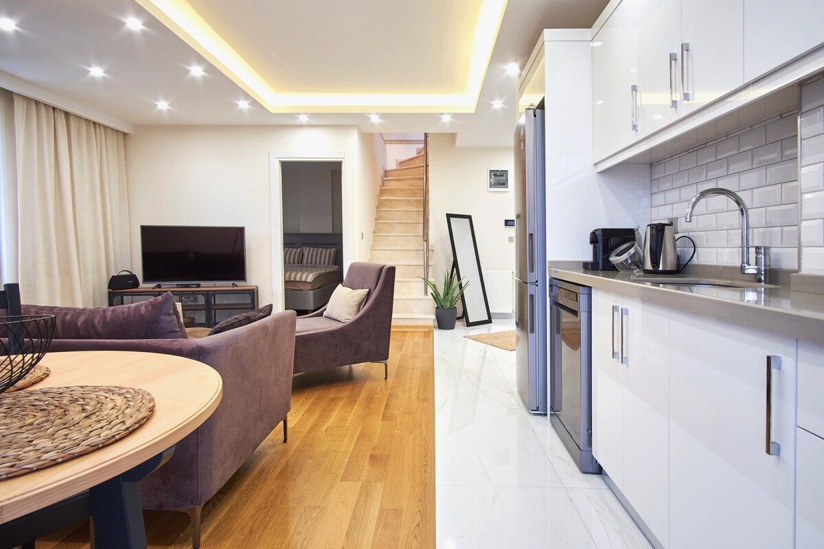 舒适的3卧双层公寓，位于Ulus/Beşiktaş