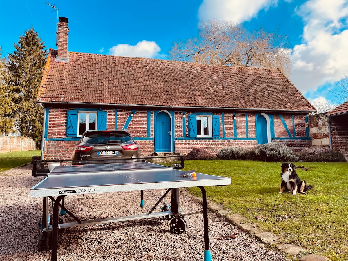 Le cottage aux volets bleus