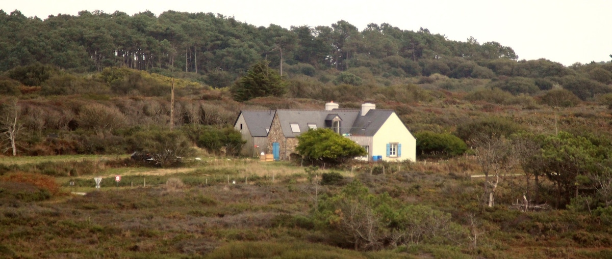 可欣赏全景海景的农场小屋