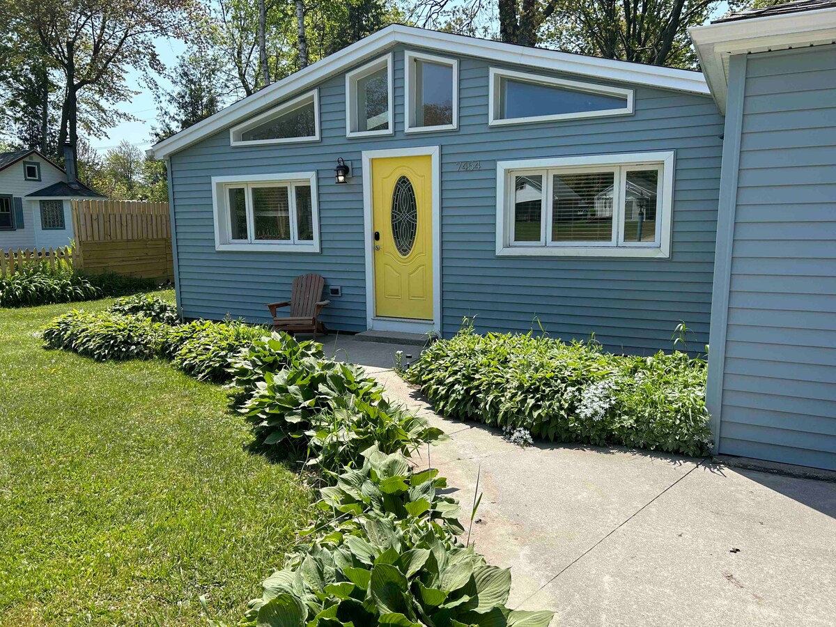 Modern, upgraded cottage a block off Lake Huron