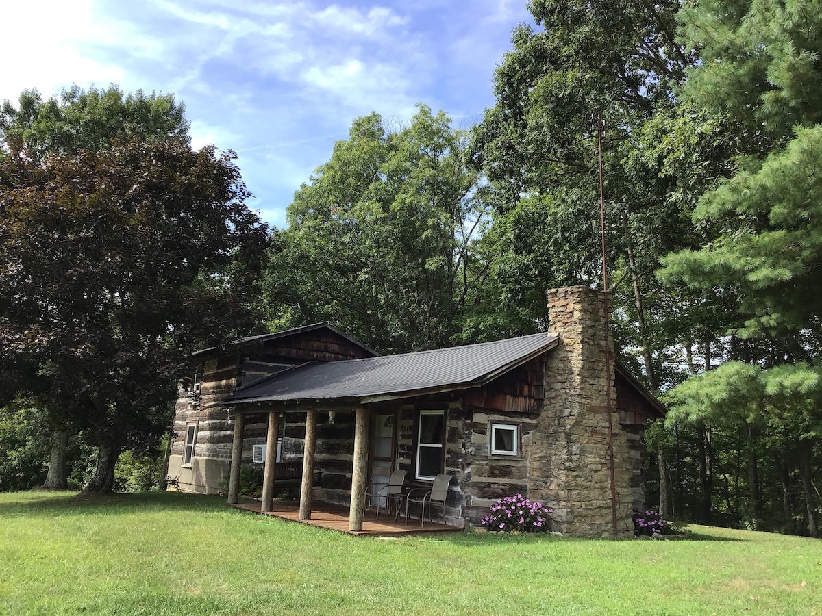 Red Bird Log Cabin