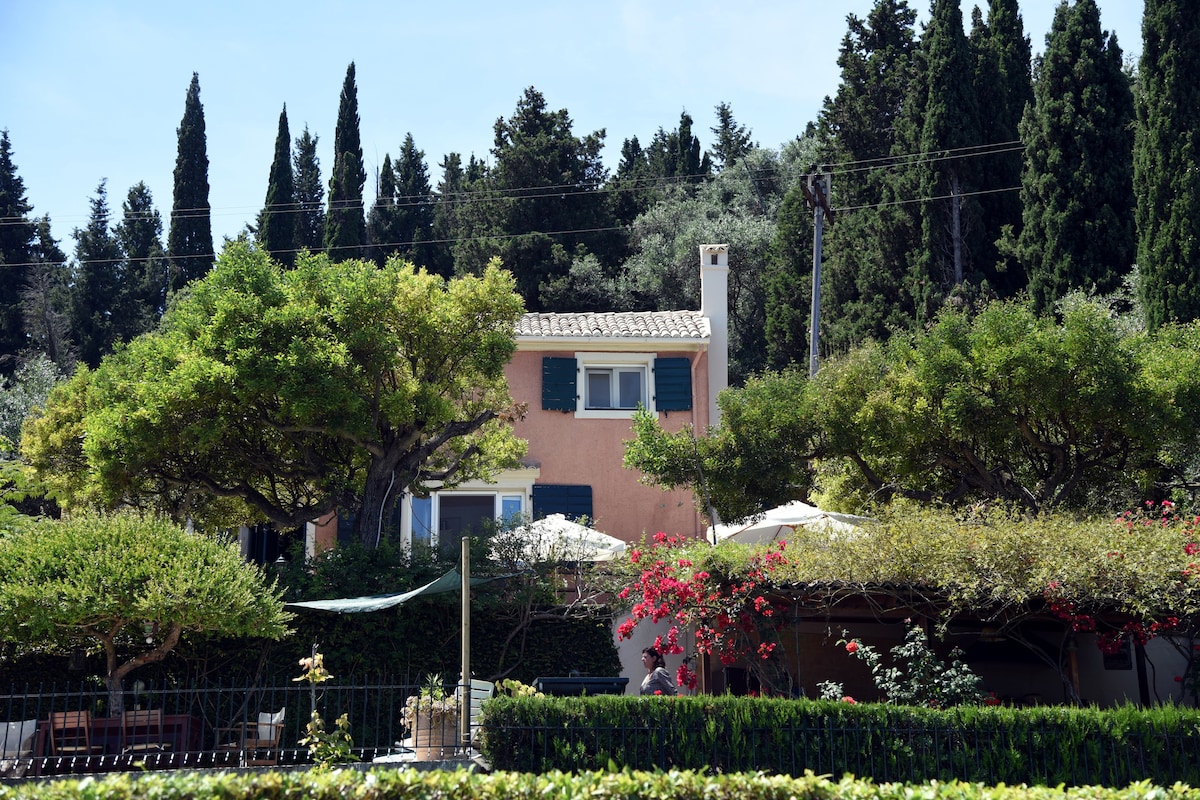 House with garden by the sea