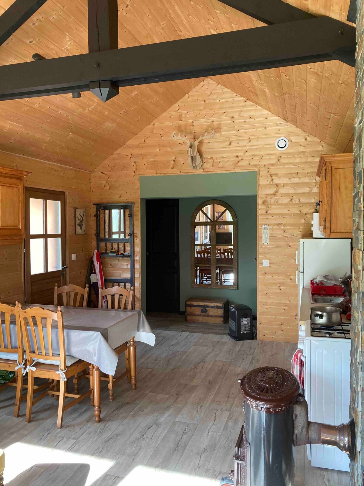 Chalet dans endroit bucolique