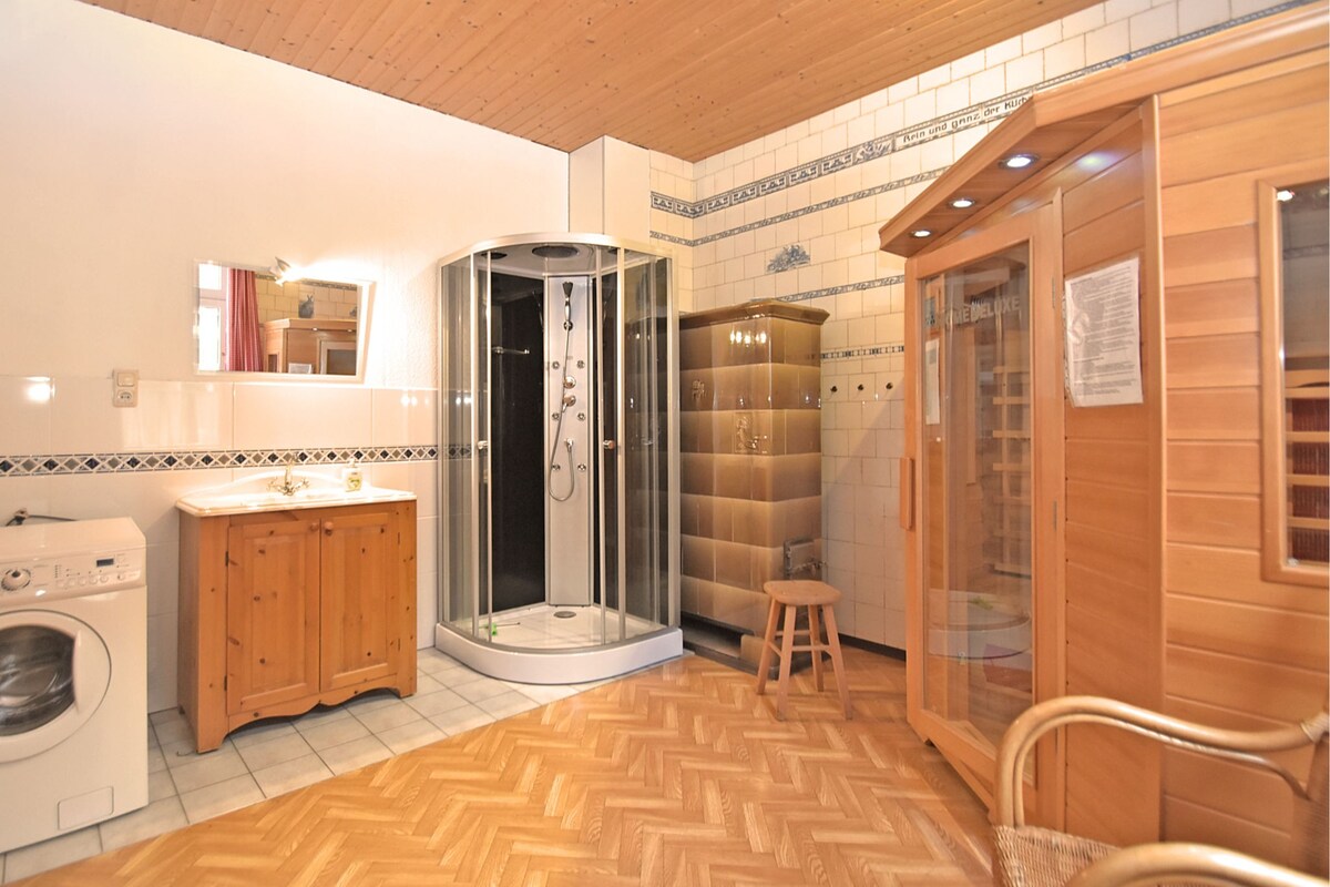 Heritage villa with home cinema, sauna