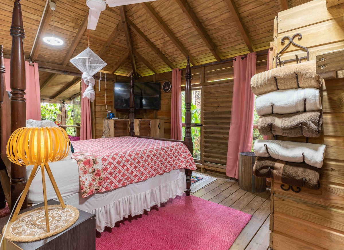 可爱舒适的木质包尼亚小屋