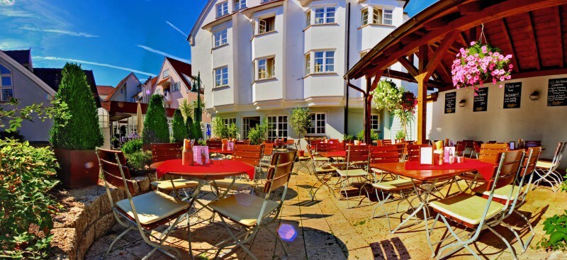 Hotel-Restaurant-Biergarten Gasthof zum Ochsen ， （ Ehingen/Donau ） ，双人客房， 25平方米，最多2人