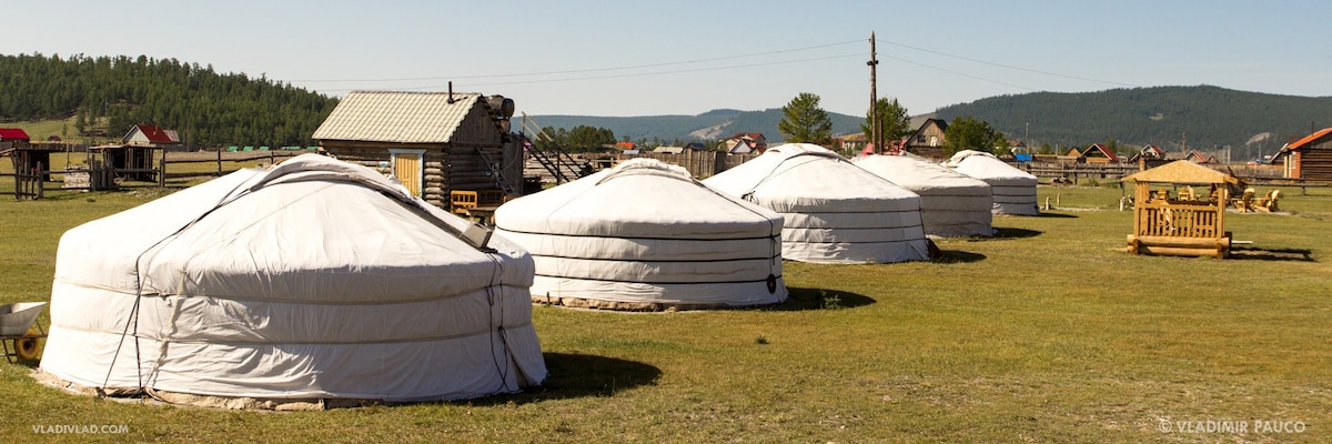 私人Ger -蒙古乌金营地