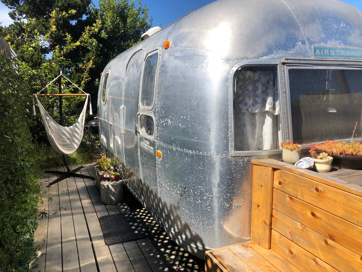 舒适的1968 Airstream Dreams -海滩通往Arcata