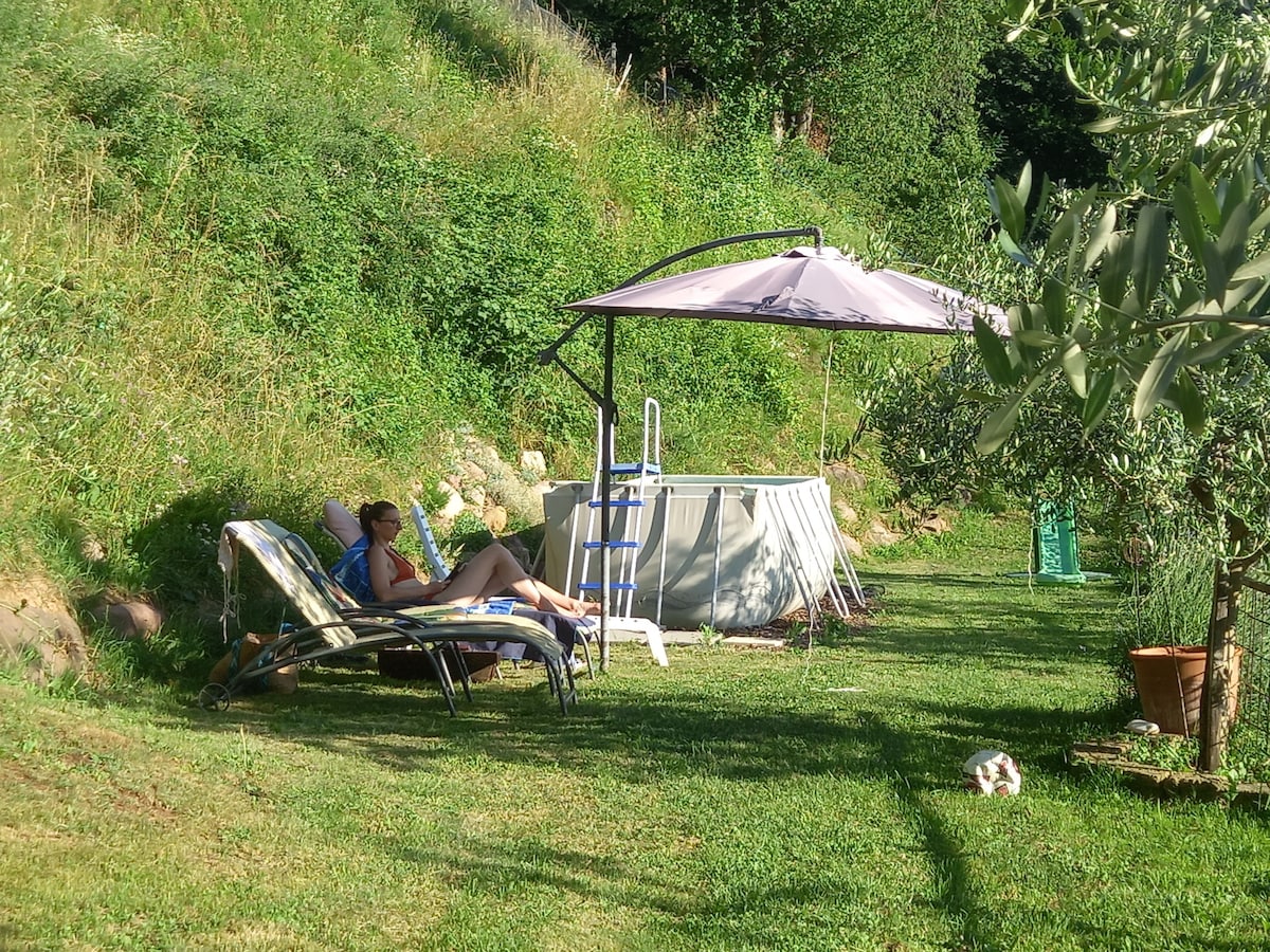 Ruhiger Bauernhof im Weinberg