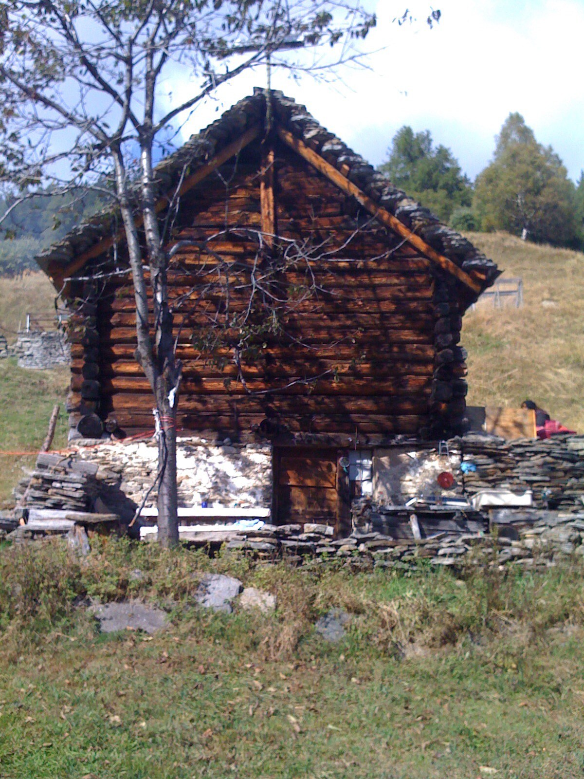 传统山间度假木屋