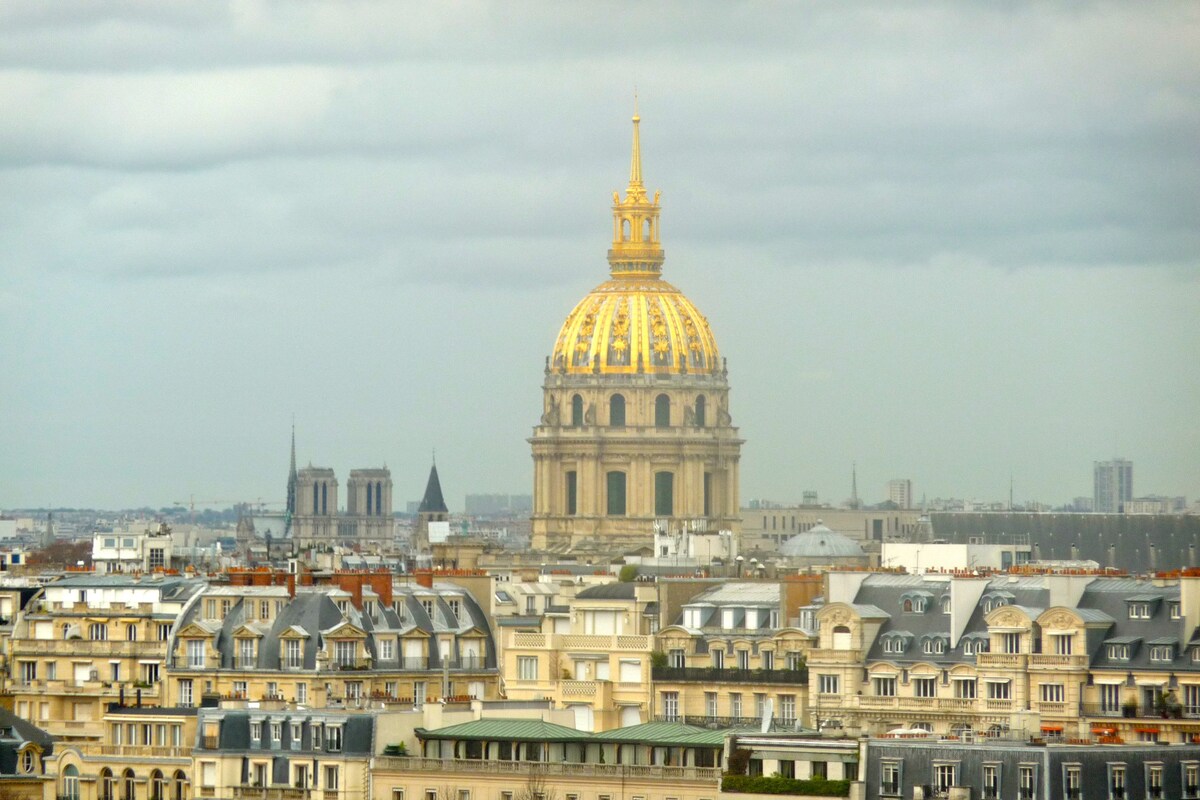 顶层公寓，欣赏巴黎最佳景观