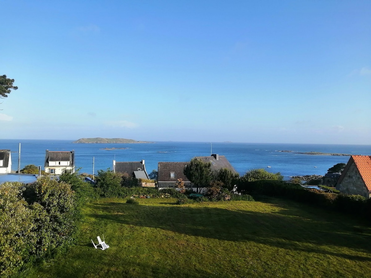 Maison de vacances superbe vue sur mer en Bretagne