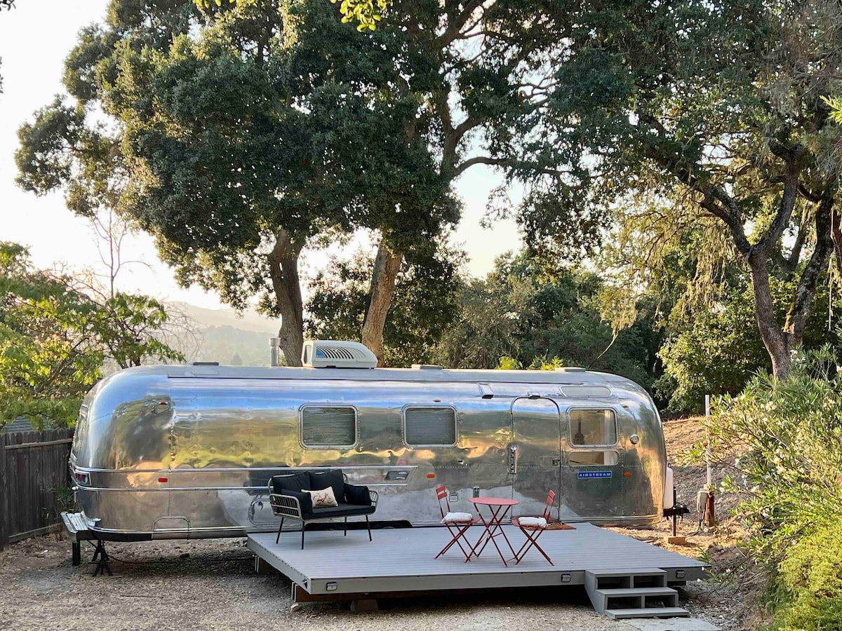 Airstream in the Oaks