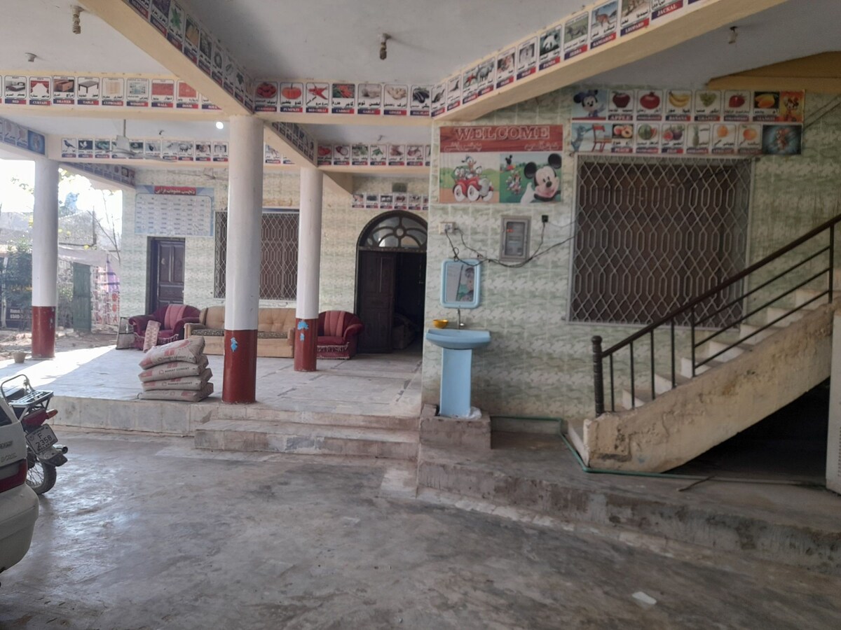 Big Carpeted Hall with Foams