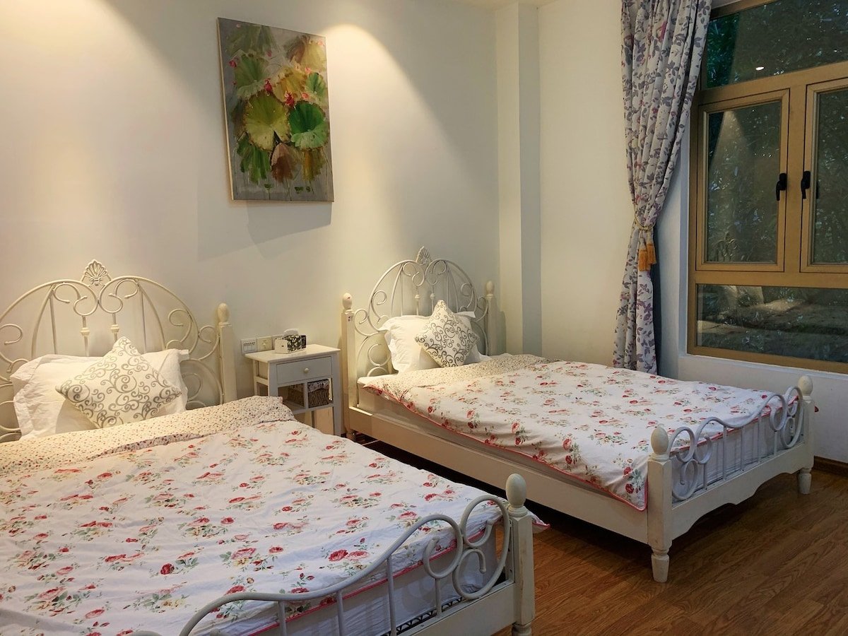 漳州市别墅里的独立房间十里蓝山景区景区别墅206温馨标间房免费停车