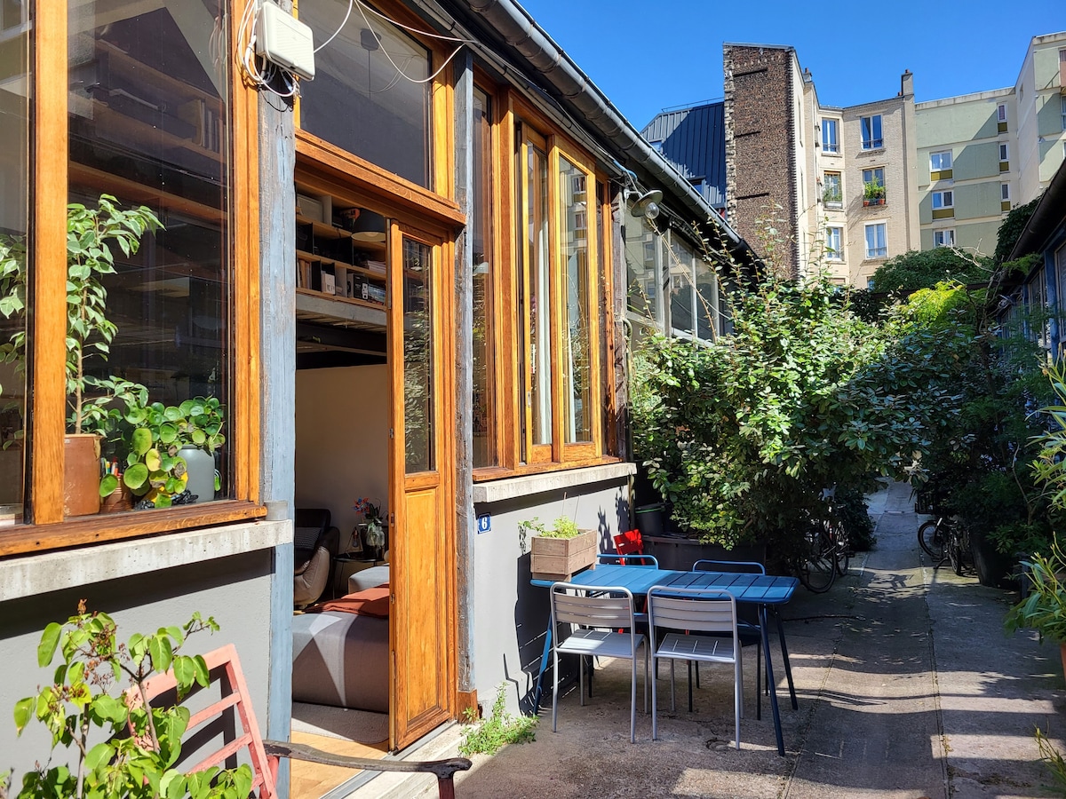 Peaceful loft in private alley- 3P 65m²