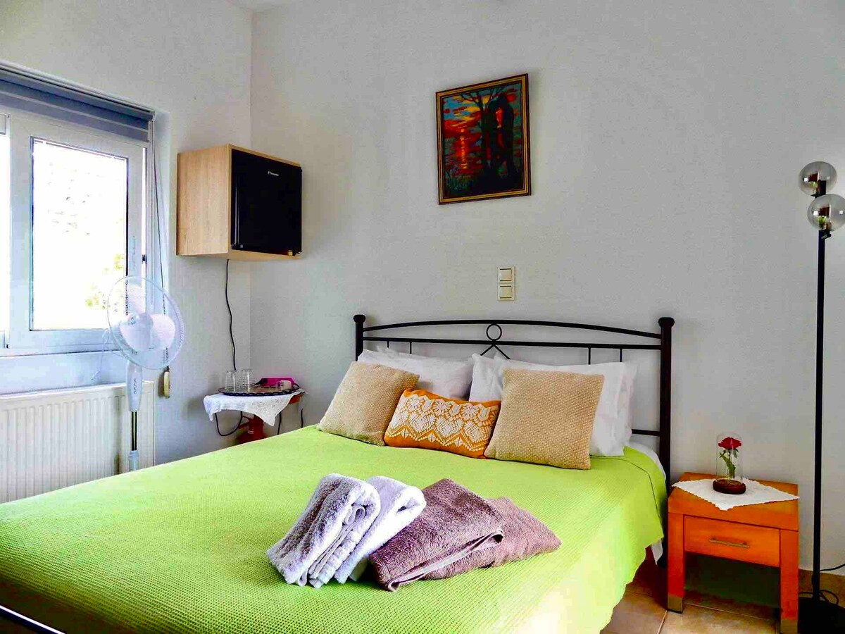 Private en-suite bedroom in Vryses Apok. , Chania