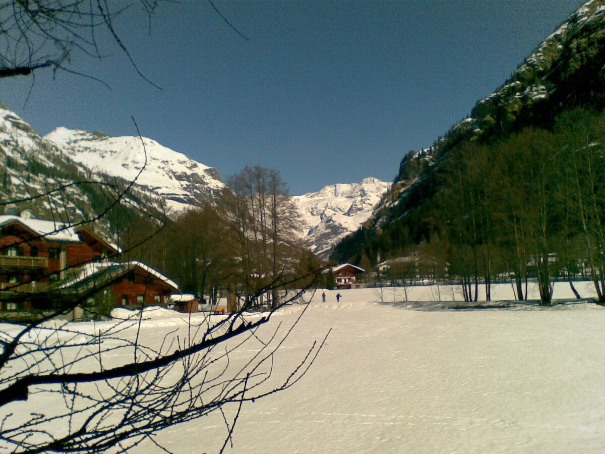 Gressoney-Saint-Jean magnifico vista monte rosa