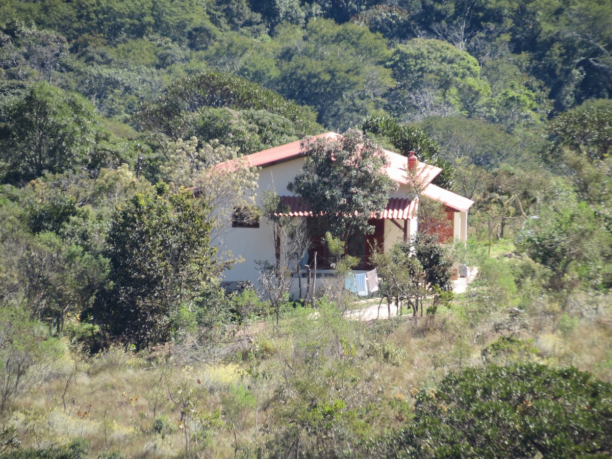 Casa de campo em área de conservação