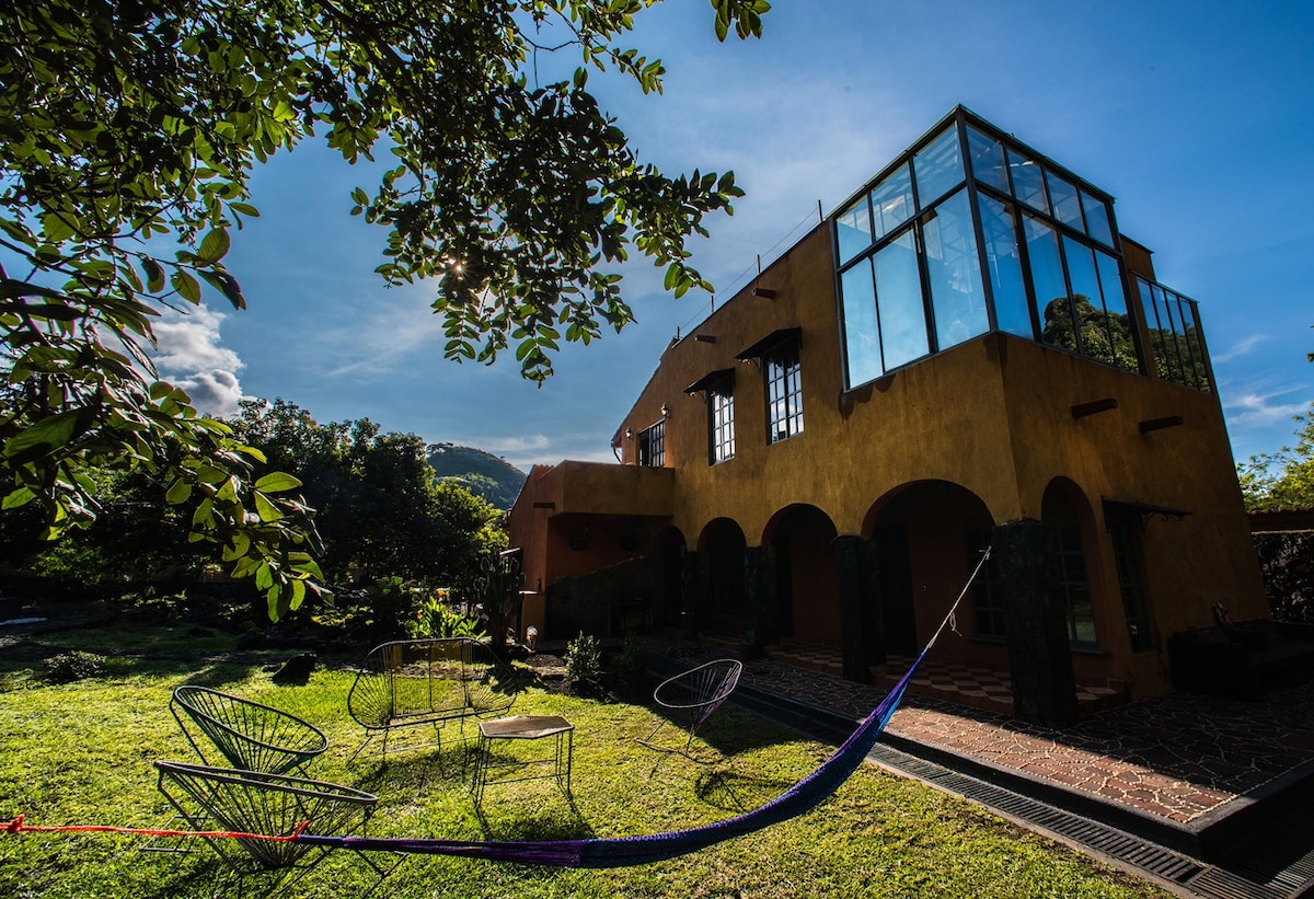 9 Guardians Home & Temple. Refuge Tepoztlan.