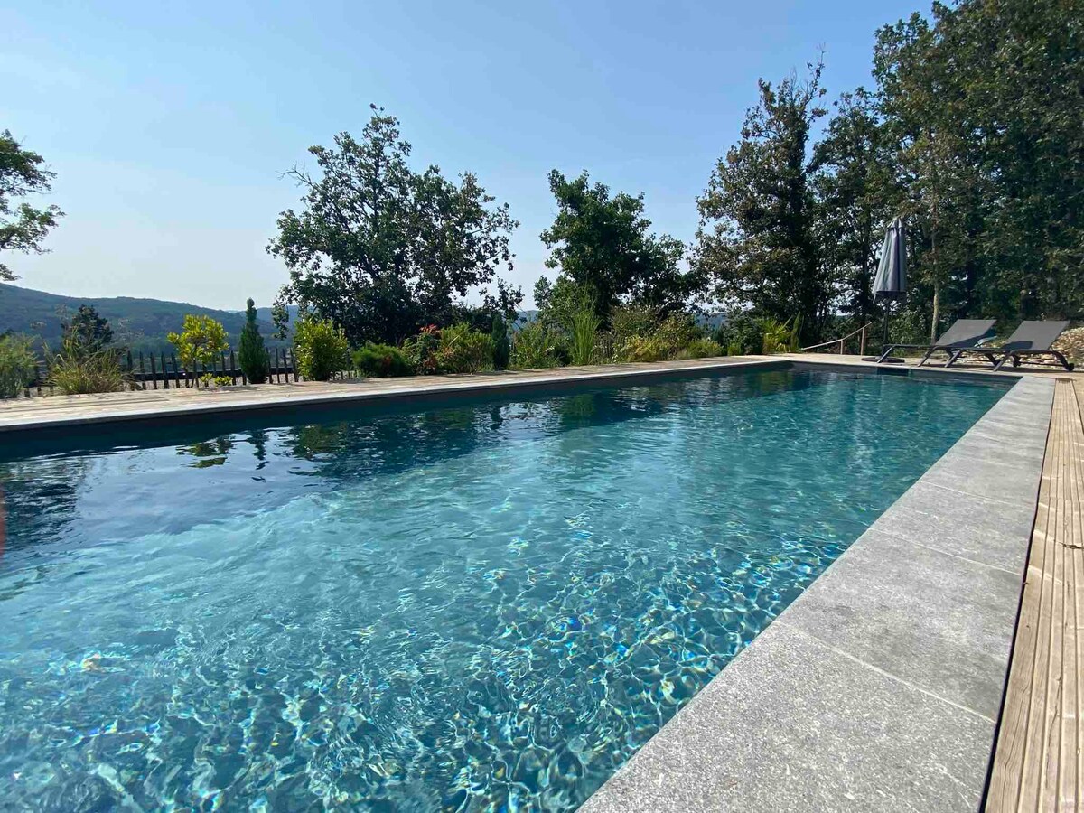 Vallée de la Dordogne - Piscine chauffée