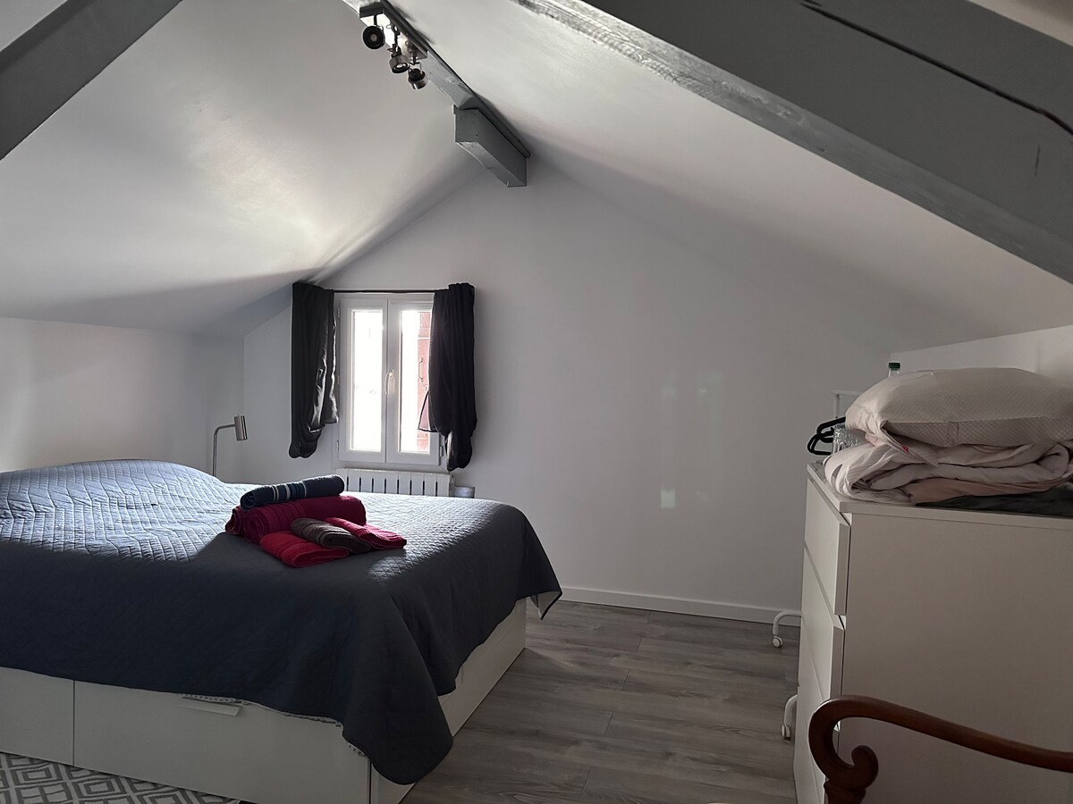 Chambre et salle de bain privé pour 3 personnes