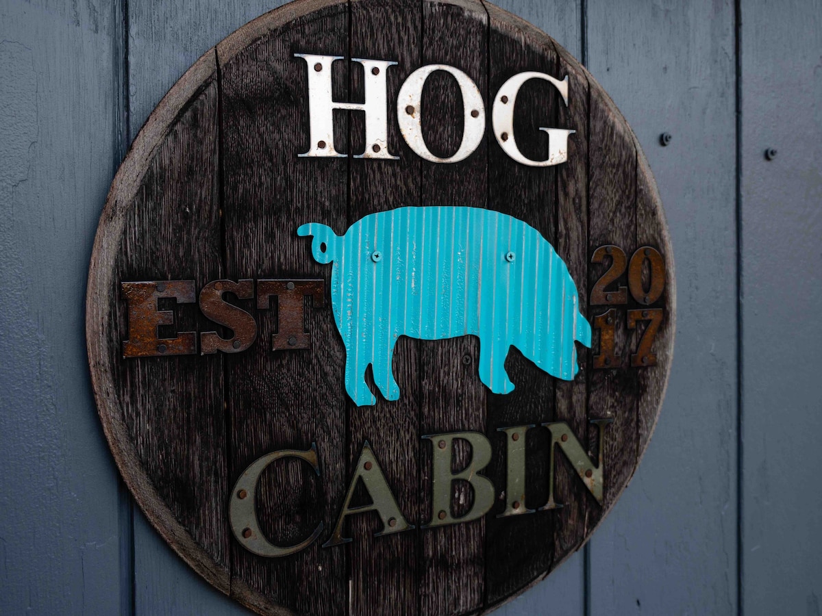 The "Hog" Cabin. Year round perfect stay.