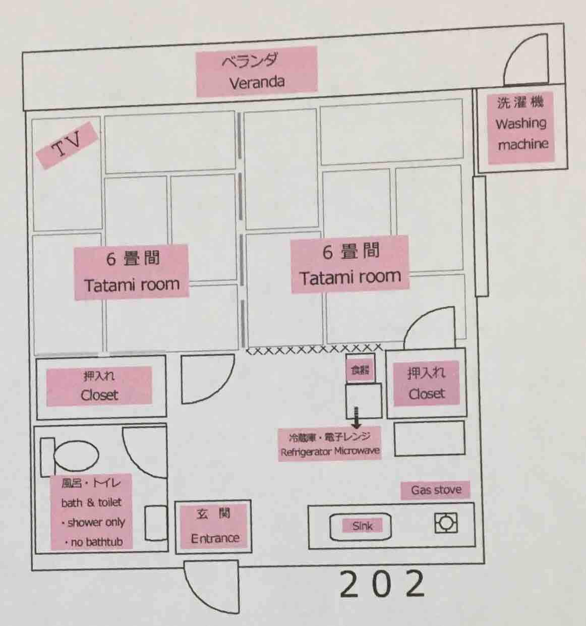 202位置好， Yui P ·便利店·市中心·港口·巴士总站靠近·步行即可抵达