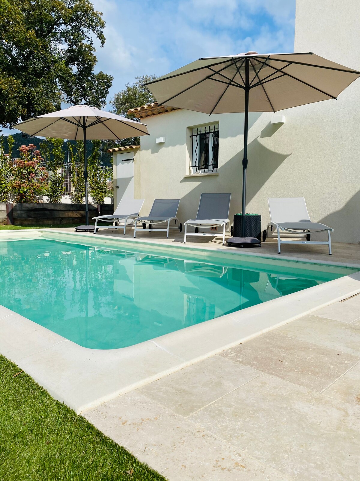 Jolie Villa climatisée avec piscine chauffée
