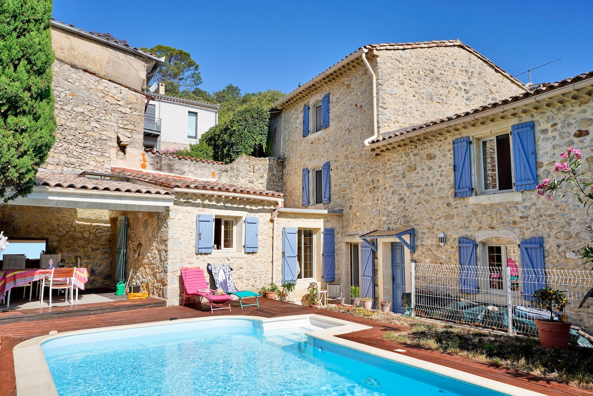 Refreshing stone house with private pool