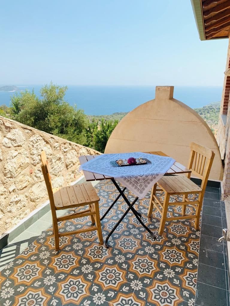 ŞiirEv Lorca -套房，厨房， Kekova景观， Lycian方式