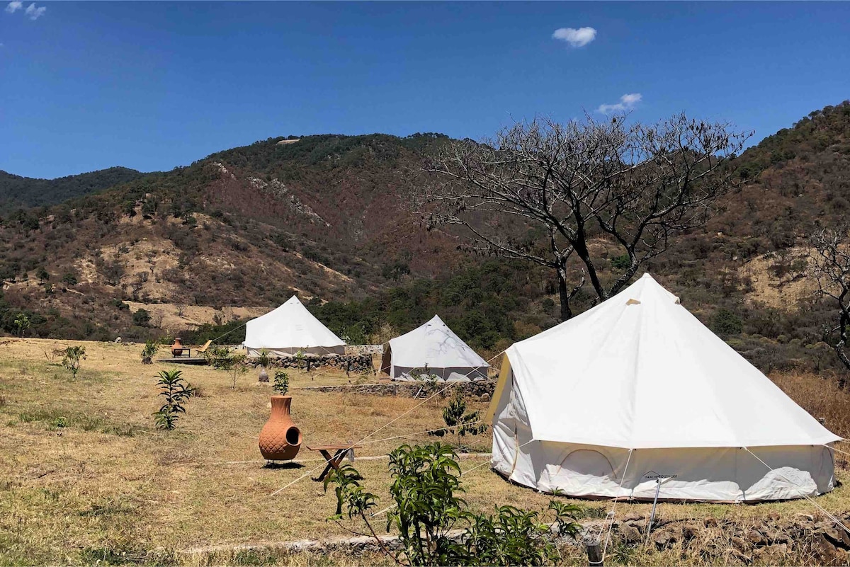 Glampings en el Peñón, Mexico Parapentes y mas