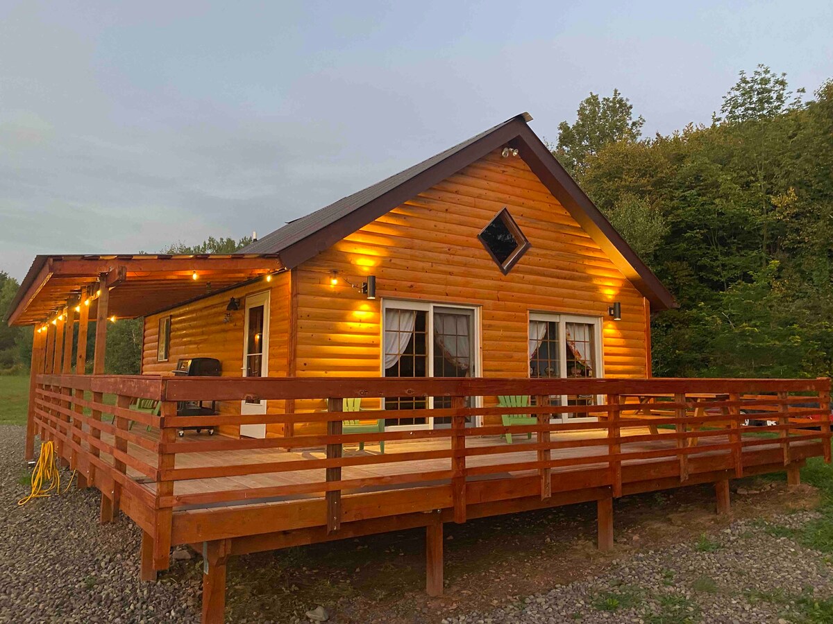 Hillside View Cabin Retreat in Stamford, NY