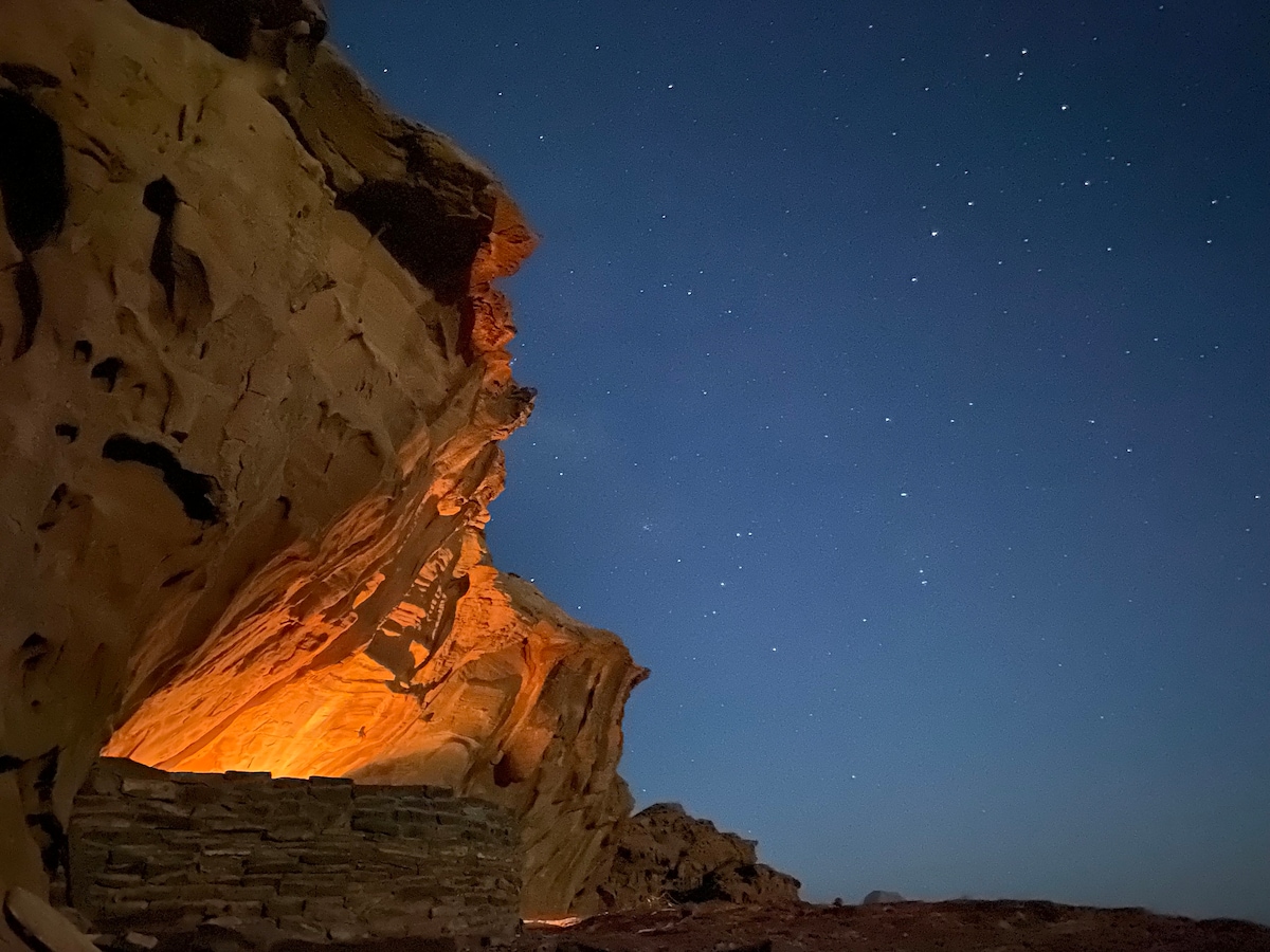 Wadi Rum Sunset Cave