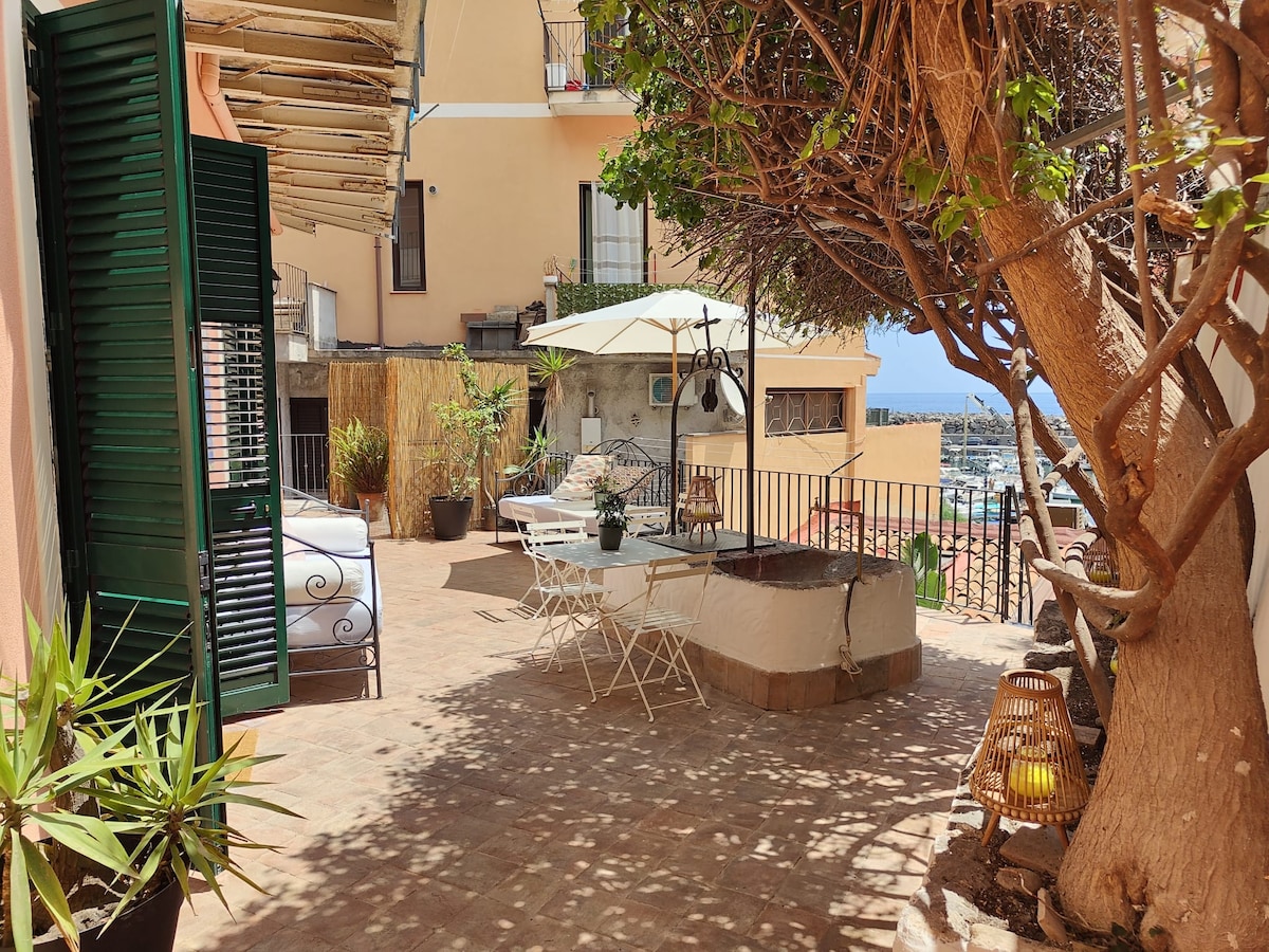 Santa Maria La Scala.Terrazza Fronte Mare/3BR 3BA