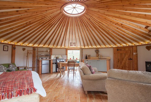 3 Stunning Roundhouses with Hot tubs